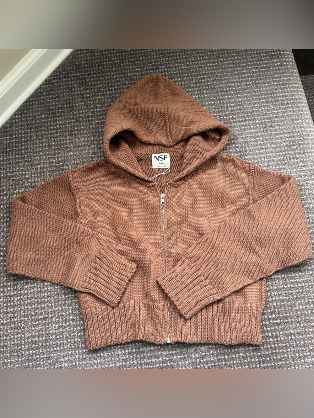 NWT’s NSF Cotton zip Hoodie